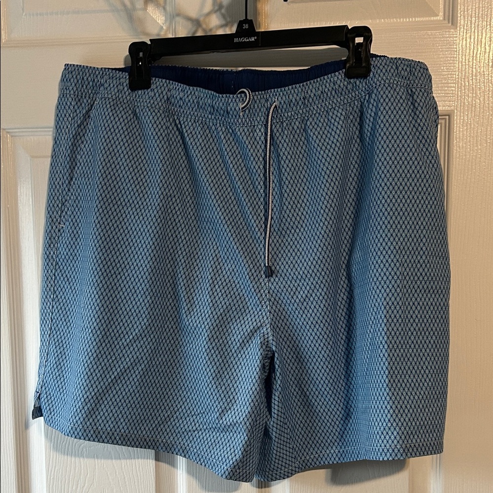 Peter Millar Blue Swim Trunks